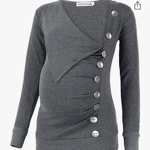 NWT Super Cute Maternity/Breast Feeding Top - Picture 3 of 10